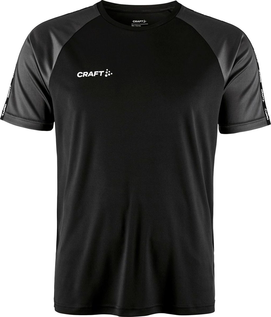 Craft Squad 2.0 Contrast T-Shirt Heren - Zwart | Maat: 3XL