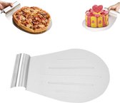 Pizzaschep, roestvrij staal, pizzaschep, pizzaschep met handgrepen, voor bakkerij, professionele productie van bakwaren