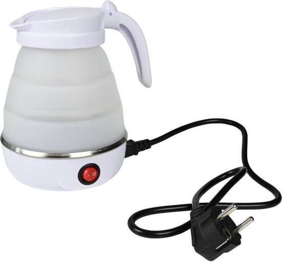 Benson Opvouwbare waterkoker - compact - 600 ml - ideaal voor reizen - snel en veilig