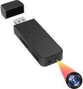 Spy camera draadloos - Mini camera draadloos - Spionage camera draadloos klein - 8 x 3 x 1 cm; 25g - USB HD 1080P minicamera