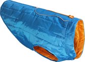 hermo Warme Jas voor Honden - Reversible, Waterafstotend & Wasbaar - Kurgo Loft Jacket - in 4 kleuren in maten XS tot XL - Maat: Blauw/Oranje, Kleur: X-Small