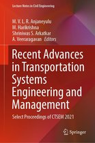 Lecture Notes in Civil Engineering 261 - Recent Advances in Transportation Systems Engineering and Management