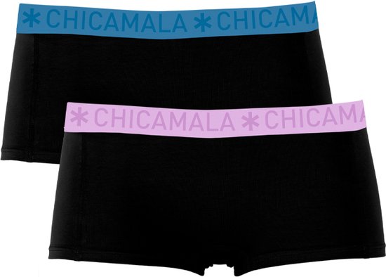 Chicamala Meisjes Boxershorts - 2 Pack - Maat 134/140 - Meisjes Onderbroeken