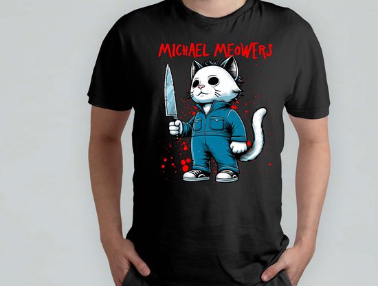 Michael Meowers - T Shirt - Cats - Gift - Cadeau - CatLovers - Meow - KittyLove - Katten - Kattenliefhebbers - Katjesliefde - Prrrfect