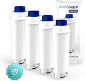 Aquafloow 4x Waterfilter voor Delonghi Koffiezetapparaat Vervanging DLSC002 SER3017 & 5513292811 Compatibel met ECAM ESAM ETAM Series | Koffiemachine Onderhoud waterfilter