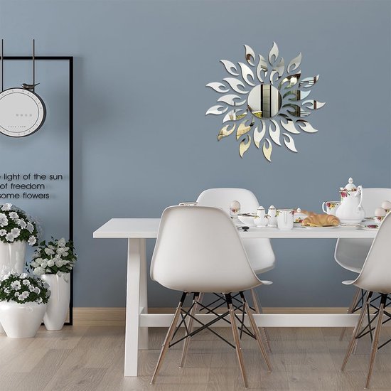 Miroir Mural Tournesol Fait Main - Neuf, Déco Bohème Et Lumineuse