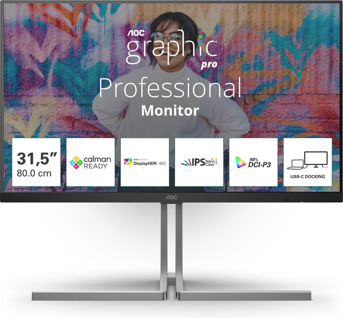 Gaming-Monitor AOC U32U3CV 4K Ultra HD 32"