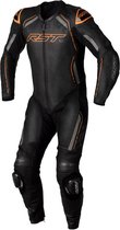 RST S1 Ce Mens Leather Suit Black Orange 44 - Maat - One Piece Suit
