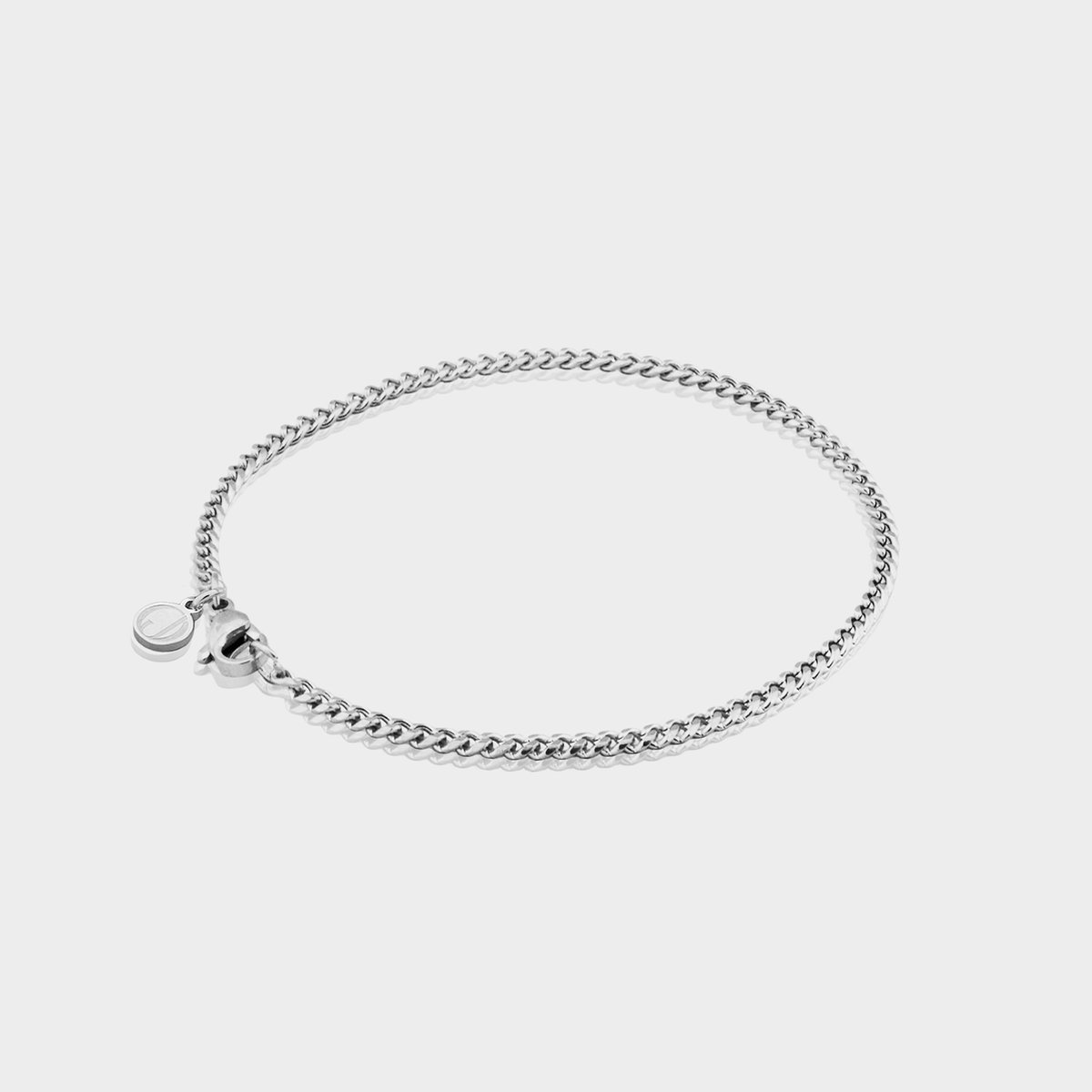 Cuban Armband 3 mm - Zilveren Schakelarmband - 21 cm lang - Armband Heren - Olympus Jewelry