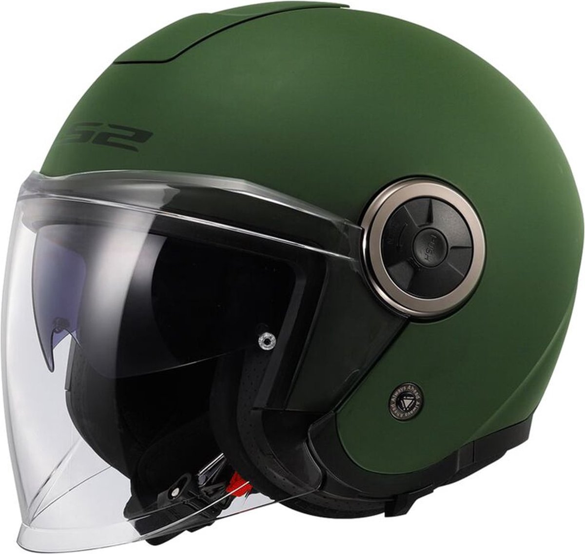 LS2 Helm Classy Solid OF620 mat groen maat XS