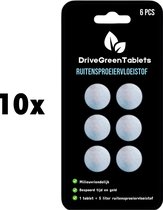 DriveGreenTablets | 300 Liter - Ruitensproeiervloeistof - Geconcentreerde Ruitenwisservloeistof - Sterke reiniging - 60 Tabletten - Voordeelverpakking