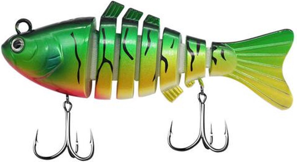 Kunstaas Set 10 CM, 20 Gram - Kunstaas Snoek - Swimbait - Hengelsport - Baars Imitatie