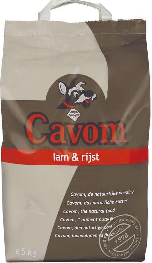 Cavom Compleet Adult Lam&Rijst - Hondenvoer - 5 kg
