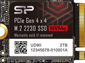 Silicon Power SSD UD90 2 To 2230 NVMe 4.0 Gen4 PCIe M.2 Drive R/W jusqu'à 5 000/3 200 Solid /s Compatible avec Steam Deck SP02KGBP44UD9007