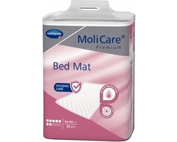 Hartmann Molicare Premium Bed Mat 7 gouttes 60 x 90 cm - 1 paquet de 30 protections