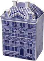 Rembrandt - huisje - hoogte 14 cm - Delfts blauw - keramiek - grachtenpand huisjes - Hollandse cadeautjes - Hollandse souvenirs