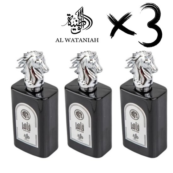 AL WATANIAH ETERNAL PARFUME QAHIR - Inspiré YSL Eay De Parfum, 3 x 100ml