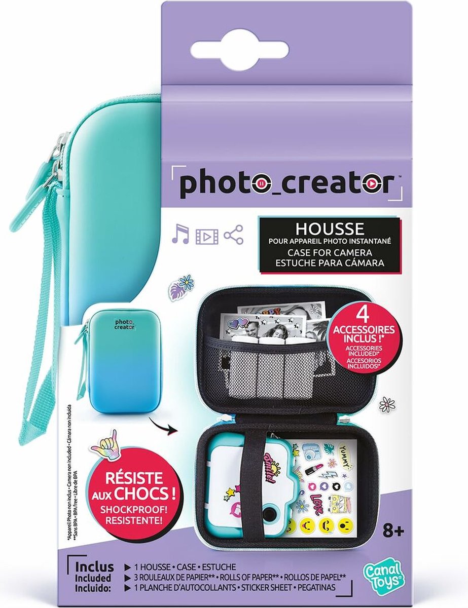 PHOTO CREATOR - Instant Print Camera Draagtas - Compatibel met Photo Creator - CLK 012 - Canal Toys