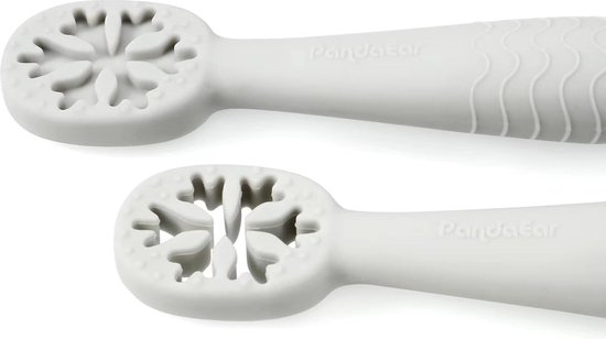 Lot De 4 Cuillères En Silicone Extra Doux Pour Bébé - Sans BPA, Lavables Au Lave-Vaisselle - Couleurs Vives - 7