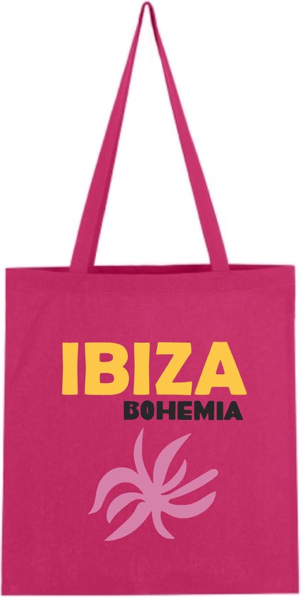 Ibiza Bohemia tote bag - cotton shopper - zomer vibes zomer tas