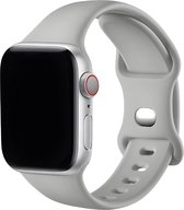 Innerlight® Sport - Grijs - 38/40/41mm - M/L - Siliconen bandje geschikt voor Apple Watch - Geschikt als Apple watch bandje voor Series 1/2/3/4/5/6/SE/7/8/9