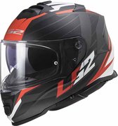 LS2 FF800 STORM II NERVE MATT BLACK RED-06 L - Maat L - Helm