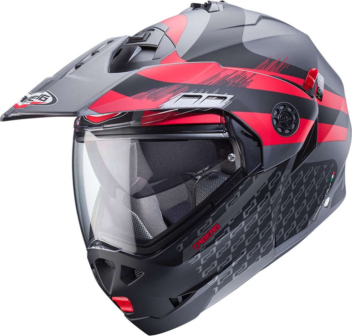 Caberg Tourmax X Sarabe Gray Red XS - Maat XS - Helm
