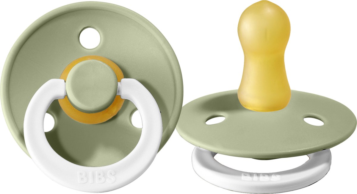 Goedkoopste Bibs Fopspeen Round 0-6mnd Glow Sage