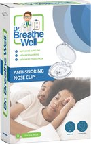 Dr. Breathe Well ™ - Anti Snurk Clip - 4 stuks - Neusclip Tegen Snurken - Anti Snurk Neusspreider - Anti Snurk Producten