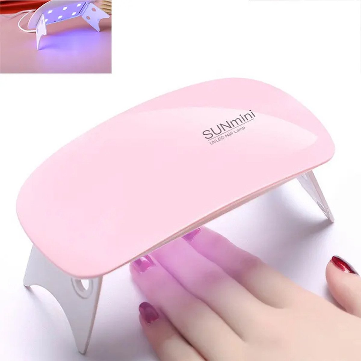 Goedkoopste UV lamp - Gel Nagels - Nagelstickers - Gel Nagel Stickers - Accessoire - Roze UV lamp - Doe het zelf - Roze