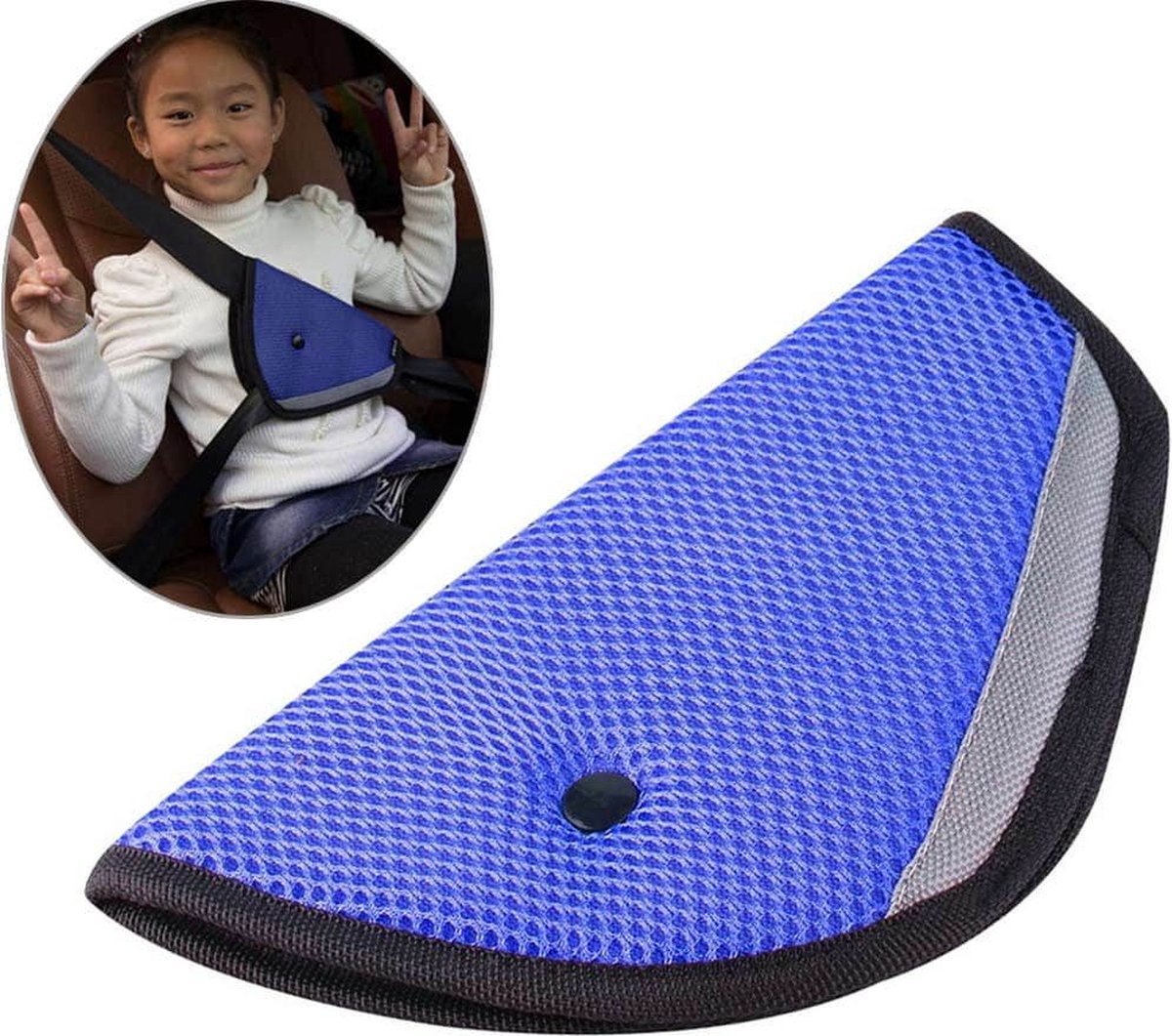 Doodadeals® - Gordelbeschermer Kind – Gordelhoes – Autogordel Beschermer – Blauw – 2 Stuks