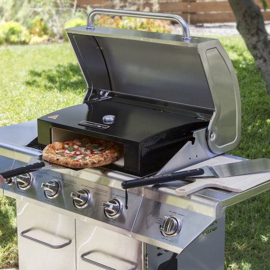 Foto: Bakerstone pizzaovenset inclusief accessoires geschikt voor barbecue