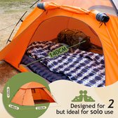tent voor kamperen - ideaal bij het kamperen, wandelen, trekking, op reis 1-2 personen , 2,1L x 1,4B x 1,2H meter