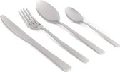 COMBO-2151 Vienna 48 Piece Cutlery Set - Stainless Steel Silverware Set, 12 Person Service, Tableware Set Includes Knives, Forks, Tablespoons and Teaspoons, Dishwasher Safe Dinnerware