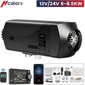Hcalory HC-A11 Diesel Standkachel - 12V/24V 5-8KW - Bluetooth App Bediening - Zwart - Diesel Kachel - Heater