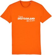 Schade Deutschland alles ist vorbei Rustaagh unisex t-shirt L - Oranje shirt dames - Oranje shirt heren - Oranje shirt nederlands elftal - ek voetbal 2024 shirt - ek voetbal 2024 kleding - Nederlands elftal voetbal shirt