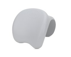 LIVIN' Opblaasbare Spa Kussen - Whirlpools - Spa Accessoires - Spa Hoofdsteun - Opblaasbare Spa Hoofdsteun - 23*25 CM - 100% Polyurethaan - Uitstekende Kwaliteit - Geschikt voor Spa, Jacuzzi en Whirlpools - Grijs