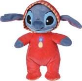 Stitch in Pyjama - Disney Pluche Knuffel 30 cm {Disney Plush Toy | Speelgoed knuffelpop knuffeldier voor kinderen jongens meisjes - Lilo en Stitch, Leroy, Angel, Scrump - Romper Baby}