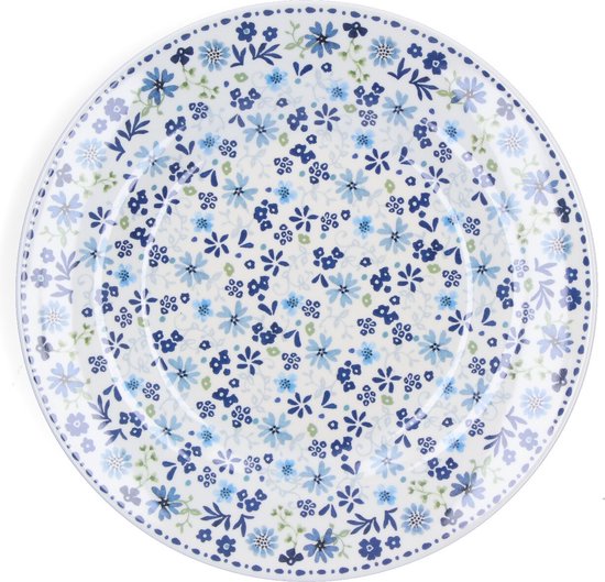Château de Bunzlau | Assiette en mélamine Garden Delight Ø: 25 cm | vaisselle de pique-nique de camping - Assiette