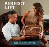 Vaderdag cadeau | Cadeauset voor whisky, Husband, verjaardagscadeaus, artisan Crafted Chilling Rocks Stones Scotch Bourbon glazen en slabbettafelonderzetters, cadeau voor mannen, vaders, vriendinnen, verjaardagscadeaus.