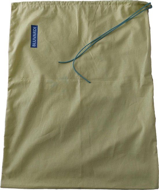Sacs à linge en coton Bluvardi lot de 2 - bleu marine - vert