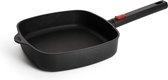 Bol.com Hapjespan Vierkant 24 x 24 cm 2.5 L Gerecycled Aluminium QXR Non Stick Inductie - Woll | EcoLogic QXR aanbieding