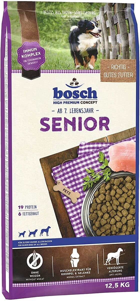 2x12,5kg bosch Senior Hondenvoer