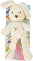 Baby Konijn Wit Super Zacht Pluche Knuffel Staand 30 cm {Bunny Plush Toy | Speelgoed Knuffeldier Knuffelpop voor kinderen jongens meisjes - Haas Konijntje Konijnen Dier Dieren Boerderij Cadeau}