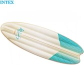 Intex Planche de Surf Opblaasbaar 178CM Wit - Planche de Surf - Bodyboard - Matelas Luxe de Plage de Luxe - Matelas Gonflable de Piscine - Matelas Gonflable de Salon