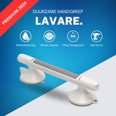 Lavare® Handgreep Inclusief Zuignappen - Boren Niet Nodig - Duurzame Veiligheidshandgreep - Waterbestendige Badkamersteun - Tot 130KG Trekvermogen
