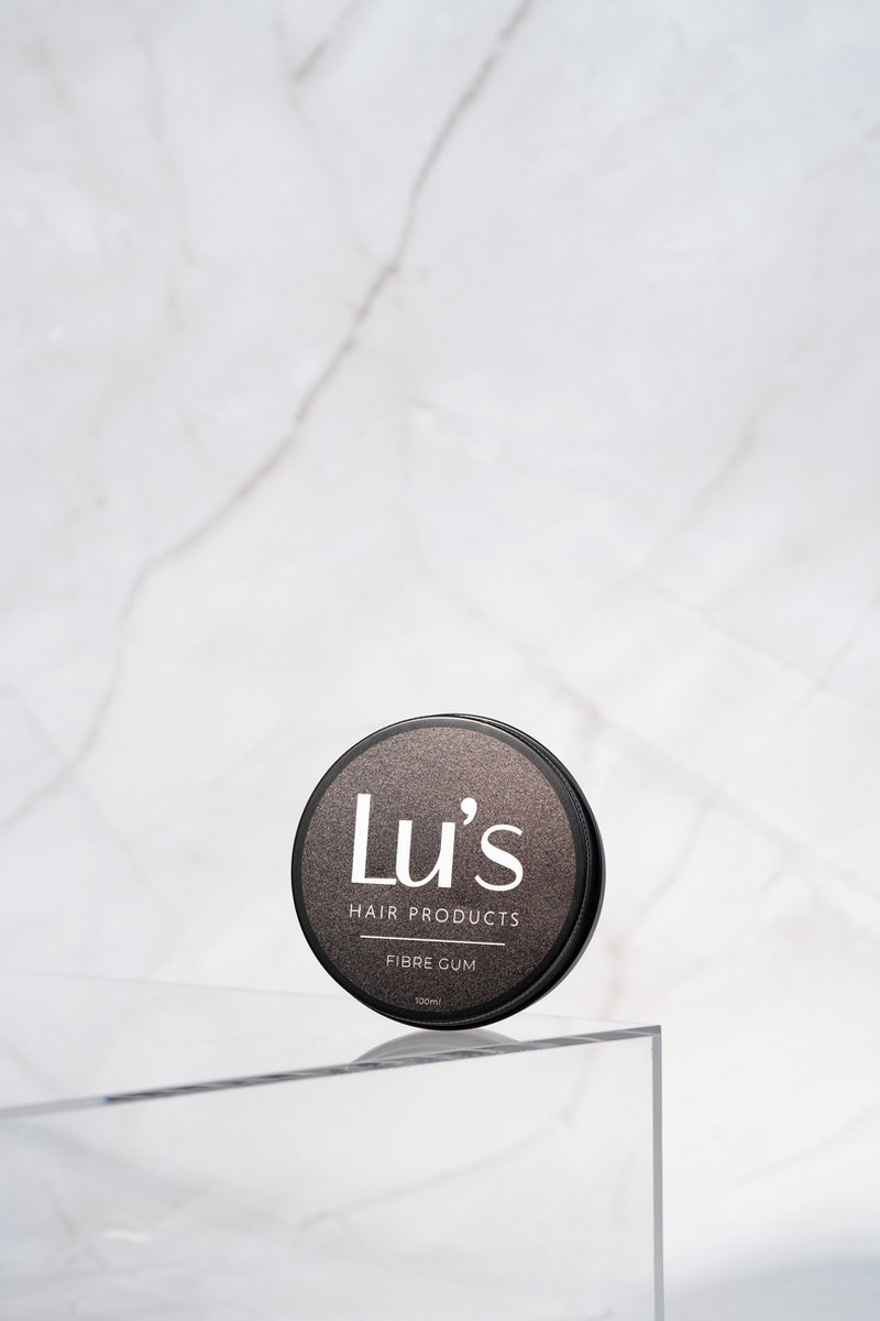 Lu's Hairproducts - Fibre Gum - Flexibele Hold met Natuurlijke Glans en Textuur