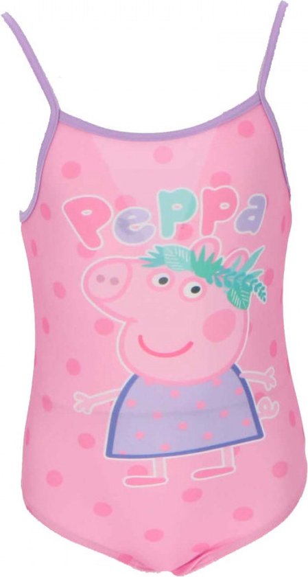 Badpak - Peppa Pig - Peppa - Maat 98/104 - 3/4 jaar