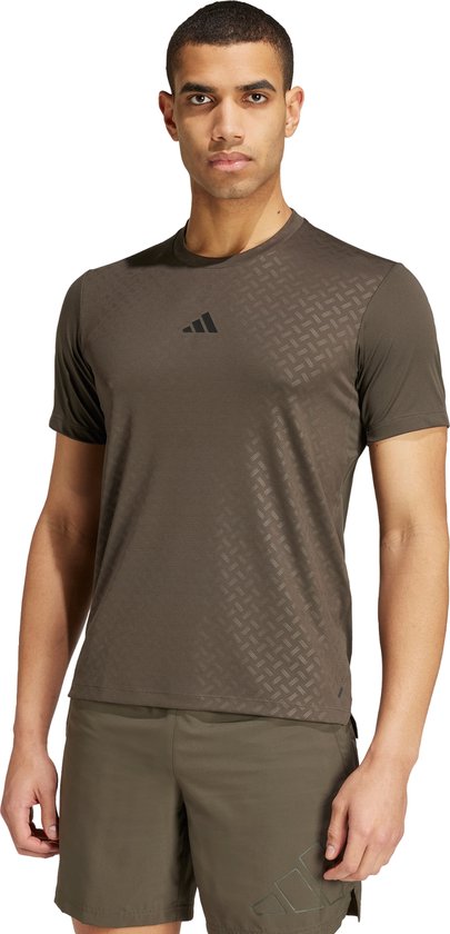 adidas Performance Power Workout T-shirt - Heren - Groen- 3XL
