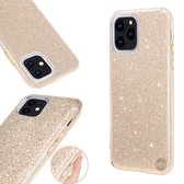 HEM hoesje geschikt voor Apple iPhone 12 Mini Glitter Goud Siliconen Gel TPU / Back Cover / Hoesje iPhone 12 Mini